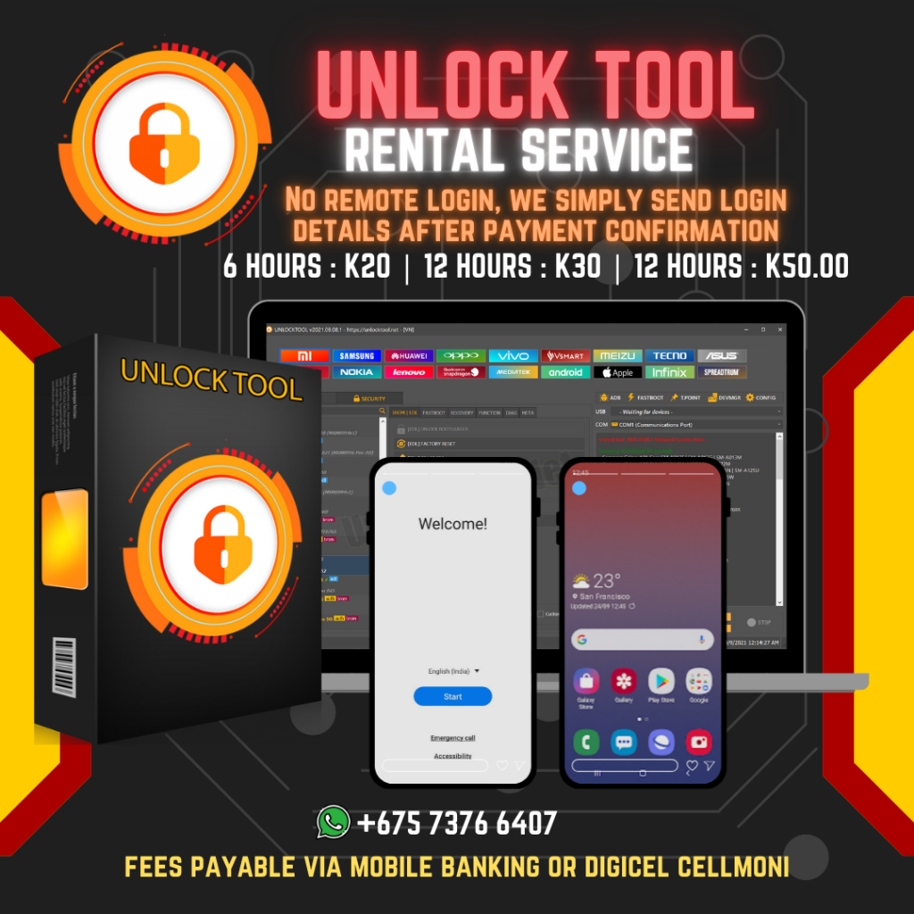 unlocktool rental service
